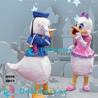 Adult Donald Duck Mascot Costume Suits - dollmascot