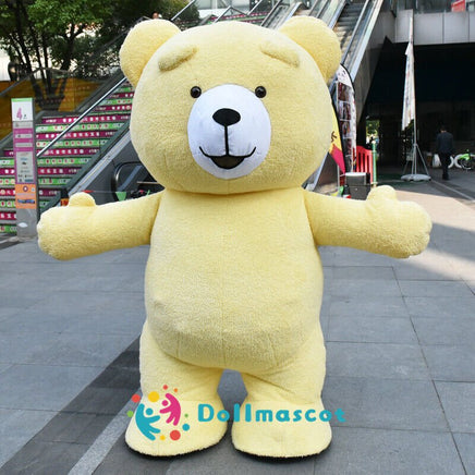 Inflatable Teddy Bear Plush Mascot Costume Suit - mascotk