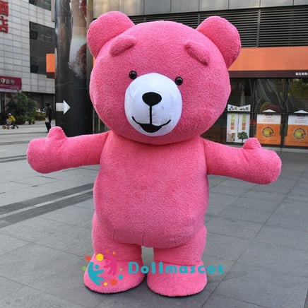 Inflatable Teddy Bear Plush Mascot Costume Suit - mascotk
