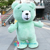 Inflatable Teddy Bear Plush Mascot Costume Suit - mascotk