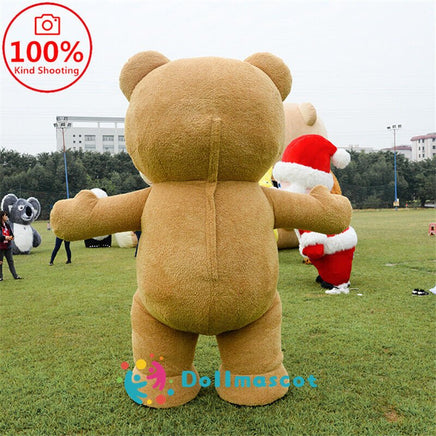 Inflatable Teddy Bear Plush Mascot Costume Suit - mascotk