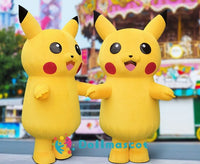 2M Inflatable Pikachu Mascot Costume With Battery - dollmascot