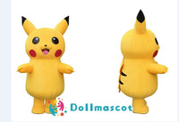 2M Inflatable Pikachu Mascot Costume With Battery - dollmascot