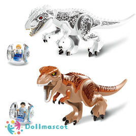 2PCS 28CM Large Dinosaurs Minifigures Jurassic World - dollmascot