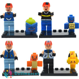 4pcs/lot Pikachu Minifigures - dollmascot