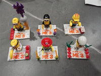 6pcs/lot Despicable Me Minions Minifigures - dollmascot