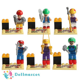 6pcs/lot Super Mary Minifigures - dollmascot