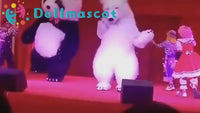 Inflatable Polar Bear Mascot Costume
