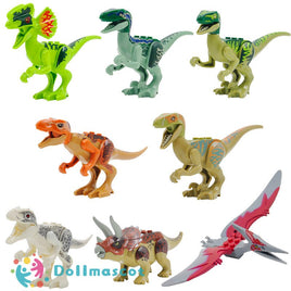 8pcs Dinosaurs Minifigures - dollmascot