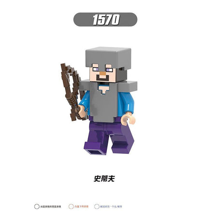 8pcs/lot Minecraft Minifigures X0295 - dollmascot