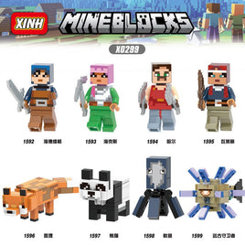 8pcs/lot Minecraft Minifigures X0299 - dollmascot