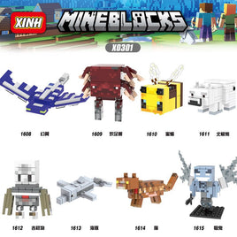 8pcs/lot Minecraft Minifigures X0301 - dollmascot