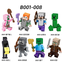 8pcs/lot Minecraft Minifigures ZOMBIE PIGMAN - dollmascot