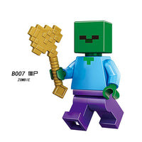 8pcs/lot Minecraft Minifigures ZOMBIE PIGMAN - dollmascot