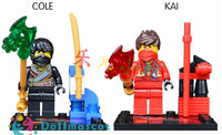 8pcs/lot Ninja Minifigures - dollmascot