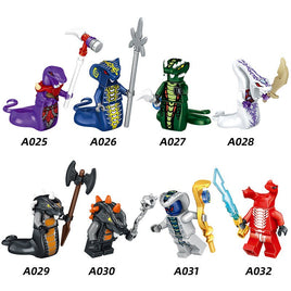 8pcs/lot Ninjago Minifigures A025-032 - dollmascot