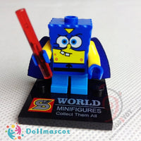 8pcs/lot SpongeBob SquarePants Minifigures - dollmascot