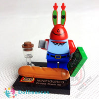 8pcs/lot SpongeBob SquarePants Minifigures - dollmascot