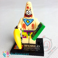 8pcs/lot SpongeBob SquarePants Minifigures - dollmascot