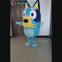 Bingo Blue Dog Heeler Mascot Costume