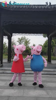 Peppa Pig Mascot Costume Cosplay Party