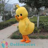 Adult Duck Mascot Costume Dress - dollmascot