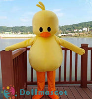 Adult Duck Mascot Costume Dress - dollmascot