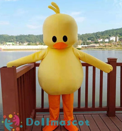 Adult Duck Mascot Costume Dress - dollmascot