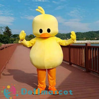 Adult Duck Mascot Costume Dress - dollmascot