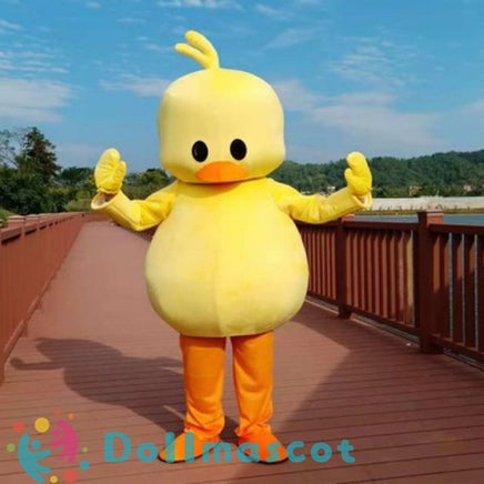 Adult Duck Mascot Costume Dress - dollmascot