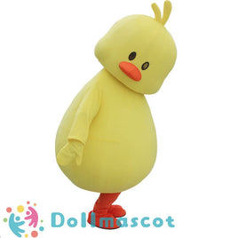 Adult Duck Mascot Costume Dress - dollmascot