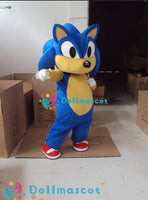 Adults Sonic Mascot Costume Suits - dollmascot