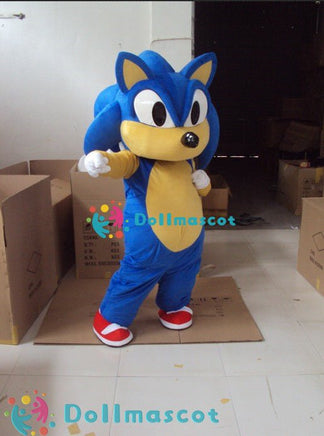 Adults Sonic Mascot Costume Suits - dollmascot