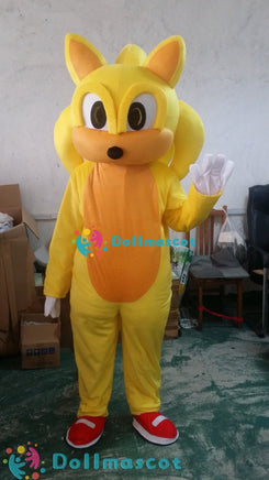 Adults Sonic Mascot Costume Suits - dollmascot