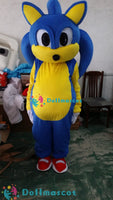 Adults Sonic Mascot Costume Suits - dollmascot