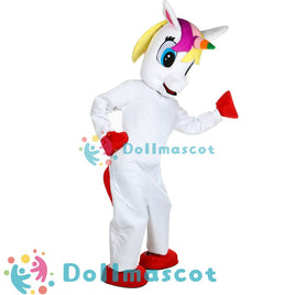 Adults unicorn Mascot Costume - dollmascot