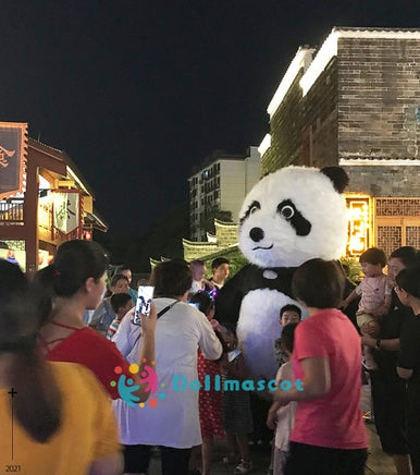Aldult Inflatable Panda Mascot Costume - dollmascot