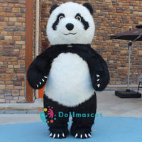 Aldult Inflatable Panda Mascot Costume - dollmascot