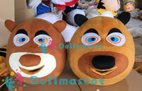 Bear Mascot Costume Cosplay Party - dollmascot