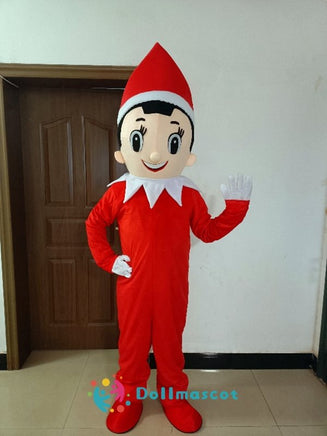 Christmas Elf Boy Mascot Costume - dollmascot