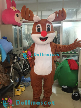 Christmas Reindeer Costume Mascot - dollmascot
