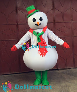Christmas Snowman Cartoon Dolls Costumes - dollmascot