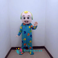 Earphone Watermelon Baby cocomelon jojo Boy Mascot Costume - dollmascot