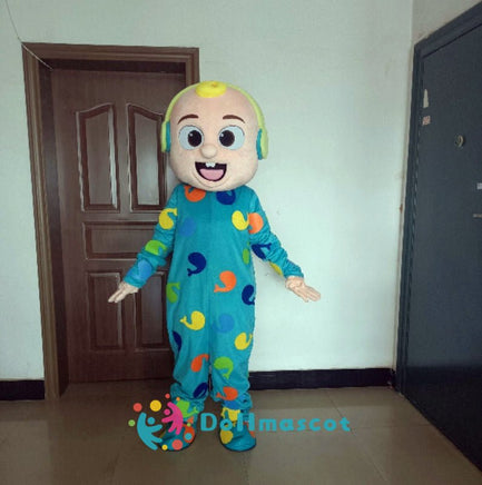 Earphone Watermelon Baby cocomelon jojo Boy Mascot Costume - dollmascot