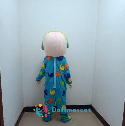 Earphone Watermelon Baby cocomelon jojo Boy Mascot Costume - dollmascot
