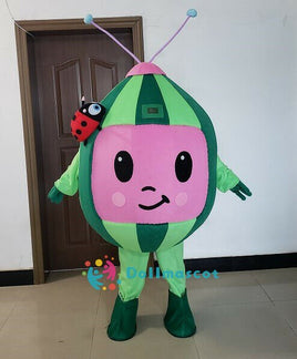 Earphone Watermelon Baby cocomelon jojo Boy Mascot Costume - dollmascot