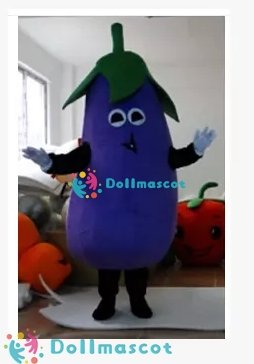 Eggplant Costume Mascot - dollmascot