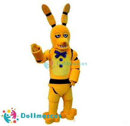 Freddy FNAF Creepy Bunny Adult Mascot Costume - dollmascot