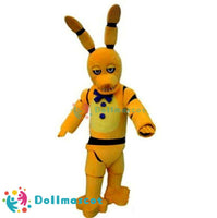 Freddy FNAF Creepy Bunny Adult Mascot Costume - dollmascot