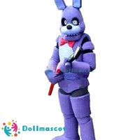 Freddy FNAF Creepy Bunny Adult Mascot Costume - dollmascot